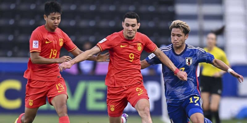 U23 Trung Quốc vs U23 Nhật Bản thường có sự chênh lệch trong các lần gặp trước